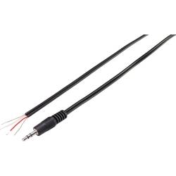 TRU COMPONENTS 93038c442 jack konektor 3.5 mm jack zástrčka 3,5 mm - kabel s otevřenými konci stereo 1 ks
