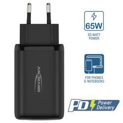 Ansmann Home Charger HC365PD USB nabíječka, 1x USB A , 2x USB-C®, 65 W, Dodávka energie, černá