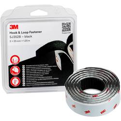 3M SJ352B pásek se suchým zipem, lepicí, (d x š) 1.25 m x 25 mm, černá, 1 ks