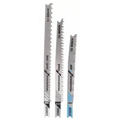 Bosch Accessories 2607010516 Sada pilových plátků do kmitacích pil, 3dílná - U 123 X; U 234 X; U 345 XF 3 ks