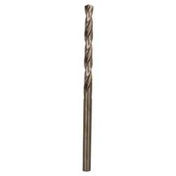 Bosch Accessories 2608585880 HSS kovový spirálový vrták, 4 mm, délka 75 mm, Cobalt, DIN 338, válcová stopka, 10 ks