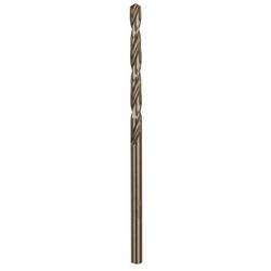 Bosch Accessories 2608585879 HSS kovový spirálový vrták, 3.5 mm, délka 70 mm, Cobalt, DIN 338, válcová stopka, 10 ks