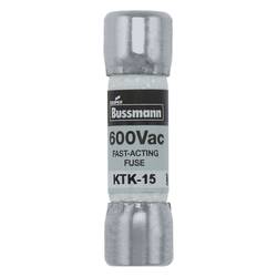 Eaton KTK-15 KTK-15 sada pojistek (Ø x d) 10 mm x 38 mm 15 A 600 V F superrychlá Množství 10 ks