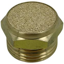 TRU COMPONENTS pneumatický tlumič hluku TC-12770340 Vnější závit G3/4 15 bar mosaz 1 ks