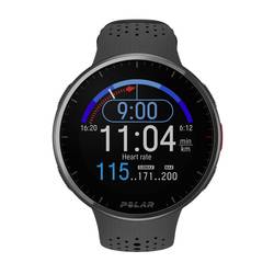 Polar PACER PRO HR GPS sporttester s hrudním pásem karbonová, šedá