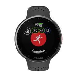 Polar Pacer Pro + H10 GPS sportovní hodinky uni karbonová, šedá