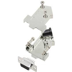 TRU COMPONENTS TCD45NT09MHDS15K 7709176 sada D-SUB zásuvková lišta 45 ° Pólů: 15 pájecí kalíšek 1 ks