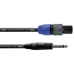 Cordial reproduktor kabel [1x Typ SPK zástrčka - 1x jack zástrčka 6,3 mm] 2 x 2.5 mm² 10.00 m černá