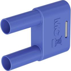 Stäubli SKS-4N-19 spojovací konektor modrá Ø pin: 4 mm Rozestup hrotů: 19 mm 1 ks
