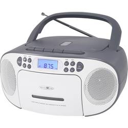 Reflexion RCR2260GR RCR2260GR rádio s CD, FM, AUX, CD, kazeta, šedobílá