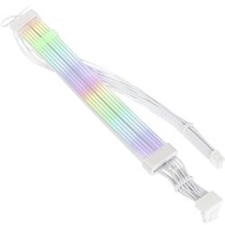 Kolink UR-12-V2x6-ARGB napájecí kabel bílá, transparentní, RGB 70 cm