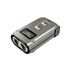 NiteCore TINI 2 Titanium LED kapesní svítilna, napájeno akumulátorem, 500 lm, 22 g