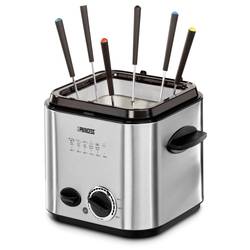 Princess 182611 fritéza, 1.2 l, 840 W, 6 napichovátek na fondue, nerezová ocel kartáčovaná