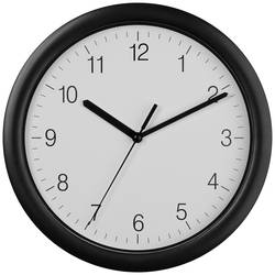 TFA Dostmann 60.3064.01 Quartz nástěnné hodiny 254 mm x 254 mm x 34 mm , černá