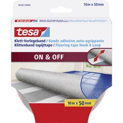 tesa podlahářská páska se suchým zipem, lepicí, (d x š) 10 m x 50 mm, bílá, 1 ks
