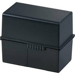 HAN Karteikasten 976-13 kartotéční box černá max. počet karet: 400 karet DIN A6 na šířku