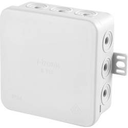 F-Tronic 7340038 rozbočovací krabice (d x š x v) 85 x 85 x 40 mm světle šedá IP54 10 ks