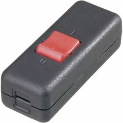 interBär 8010-004.01 šňůrový spínač černá, červená 2x vyp/zap 10 A 1 ks