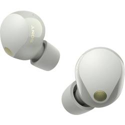 Sony WF-1000XM5 špuntová sluchátka (In Ear) Bluetooth® stereo stříbrná Potlačení hluku odolná vůči vodě Hi-Fi