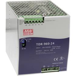 MW Mean Well TDR-960-24 síťový zdroj na DIN lištu, 24 V/DC, 40 A, 960 W, výstupy 1 x