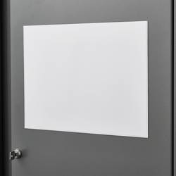 magnetoplan 1120100 magnetická kapsa na dokumenty transparentní, bílá DIN A4