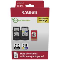 Canon Ink PG-510/CL-511 Photo Value Pack originál Dual černá, transparentní, purppurová, žlutá 2970B017