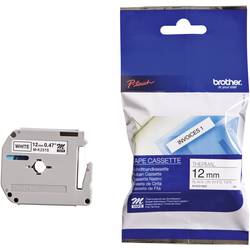 páska do štítkovače Brother M M-K231S plast Barva pásky: bílá Barva písma:černá 12 mm 4 m