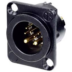 Neutrik NC10MD-LX-B-CON XLR konektor přírubová zástrčka, rovná Pólů: 10 černá 1 ks