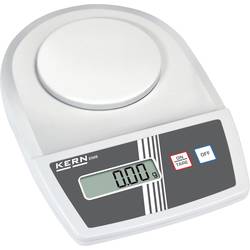 Kern EMB 600-2 váha na dopisy 0.6 kg, rozlišení 0.01 g na baterii, napájení ze sítě (volitelné), bílá