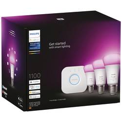 Hue osvětlovací sada 8719514291515 Energetická třída (EEK2021): F (A - G) HueWCA 9W A60 E27 3set EUR PMO E27 11 W RGBW Energetická třída (EEK2021): F (A - G)