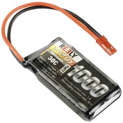 Reely RE-7747023 akupack Li-Pol (modelářství), 3.7 V, 1000 mAh, články 1, 30 C, BEC