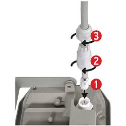 Brennenstuhl AL 1050 1178010900 venkovní LED reflektor Energetická třída (EEK2021): E (A - G) 10 W Barvy světla (LED svítidlo): teplá bílá