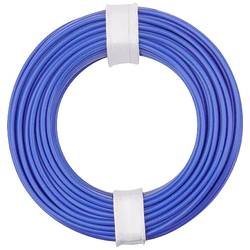 Donau Elektronik 150-012 lanko/ licna, 1 x 0.50 mm², modrá, 10 m
