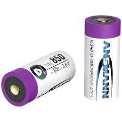 Ansmann neu speciální akumulátor 16340 Li-Ion 3.6 V 850 mAh
