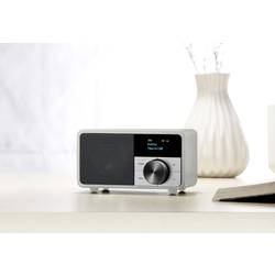 Sangean Genuine Mini DDR-7 stolní rádio DAB+, FM AUX, Bluetooth stříbrná