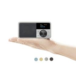 Sangean Genuine Mini DDR-7 stolní rádio DAB+, FM AUX, Bluetooth stříbrná