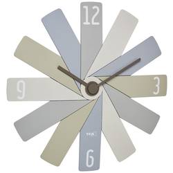 TFA Dostmann 60.3020.30 Quartz nástěnné hodiny 40 cm x 3.7 cm x 40 cm , barevná, tiché hodiny (bez tikání)