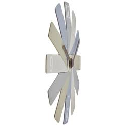 TFA Dostmann 60.3020.30 Quartz nástěnné hodiny 40 cm x 3.7 cm x 40 cm , barevná, tiché hodiny (bez tikání)