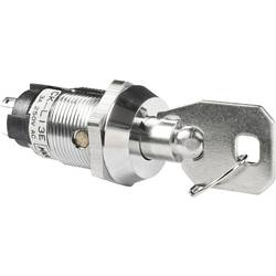 NKK Switches CKL13EFW01 CKL13EFW01 klíčový spínač 250 V/AC 3 A 1x zap/vyp/zap 2 x 45 ° 1 ks