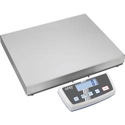 Kern DE 150K20DL+C poštovní váha Kalibrováno dle (DAkkS) Max. váživost 150 kg Rozlišení 20 g, 50 g 230 V, na baterii, napájeno akumulátorem stříbrná
