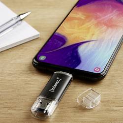 Intenso Twist Line USB flash disk 32 GB antracitová 3539480 USB-A, USB-C®, USB 3.2 (Gen 1x1)