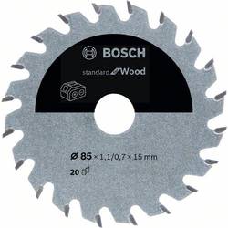 Bosch Accessories Kreissägeblatt Ø 85x15x1,1mm 20 WZ HM Standard for Wood 2608837666 pilový kotouč 85 x 15 mm Počet zubů (na palec): 20 1 ks
