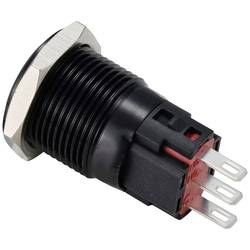 TRU COMPONENTS TC-12647500 tlačítkový spínač 250 V/AC 3 A 1x vyp/zap IP65 s aretací Eloxovaný hliník 1 ks