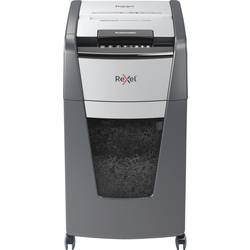 Rexel Optimum AutoFeed+ 225X skartovačka na kousky 4 x 25 mm 60 l Počet listů (max.): 225 listů Křížový řez kancelářské sponky, sponky do sešívačky, kreditní
