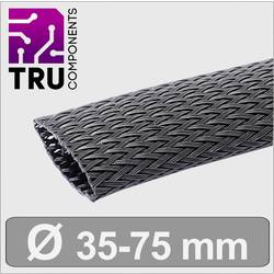TRU COMPONENTS TC-13377580 T24CA111, ochranný oplet polyester, 35 do 75.5 mm, černá, metrové zboží