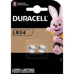 Duracell knoflíkový článek LR 54 1.5 V 2 ks 65 mAh alkalicko-manganová AG10