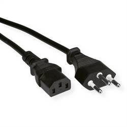 Value 19.99.1220 napájecí kabel černá 1.80 m