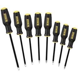DEWALT sada šroubováků, plochý, PH, PZ, 8dílná, DWHT65102-0