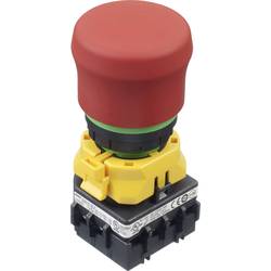 Idec XW1E-BV4TG04MFR, XW1E-BV4TG04MFR nouzový vypínač, 250 V, 4 rozpínací kontakty, 1 ks