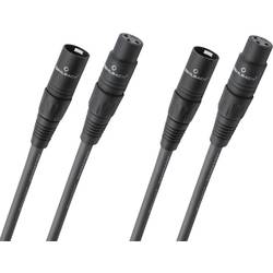 Oehlbach NF 14 Master X XLR propojovací kabel [1x XLR zástrčka - 1x XLR zásuvka] 1.00 m antracitová